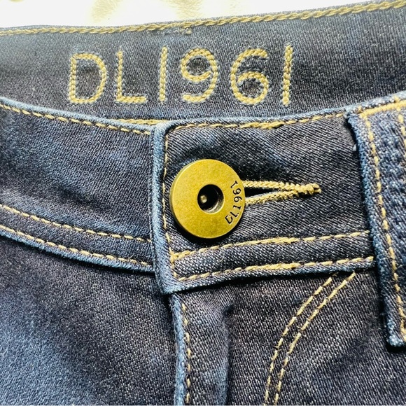 DL1961 Premium Denim Nina Super High Rise Skinny Jeans Dark Wash Size 26 - Picture 5 of 15